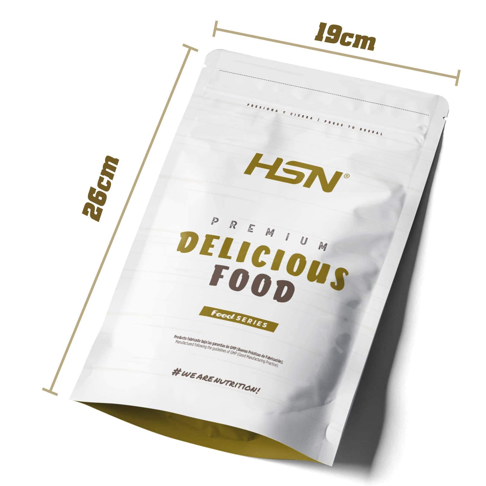 Lecitina de Soja Granulada HSN 500 g 50 Tomas Non-GMO Sin Gluten Apto Vegano