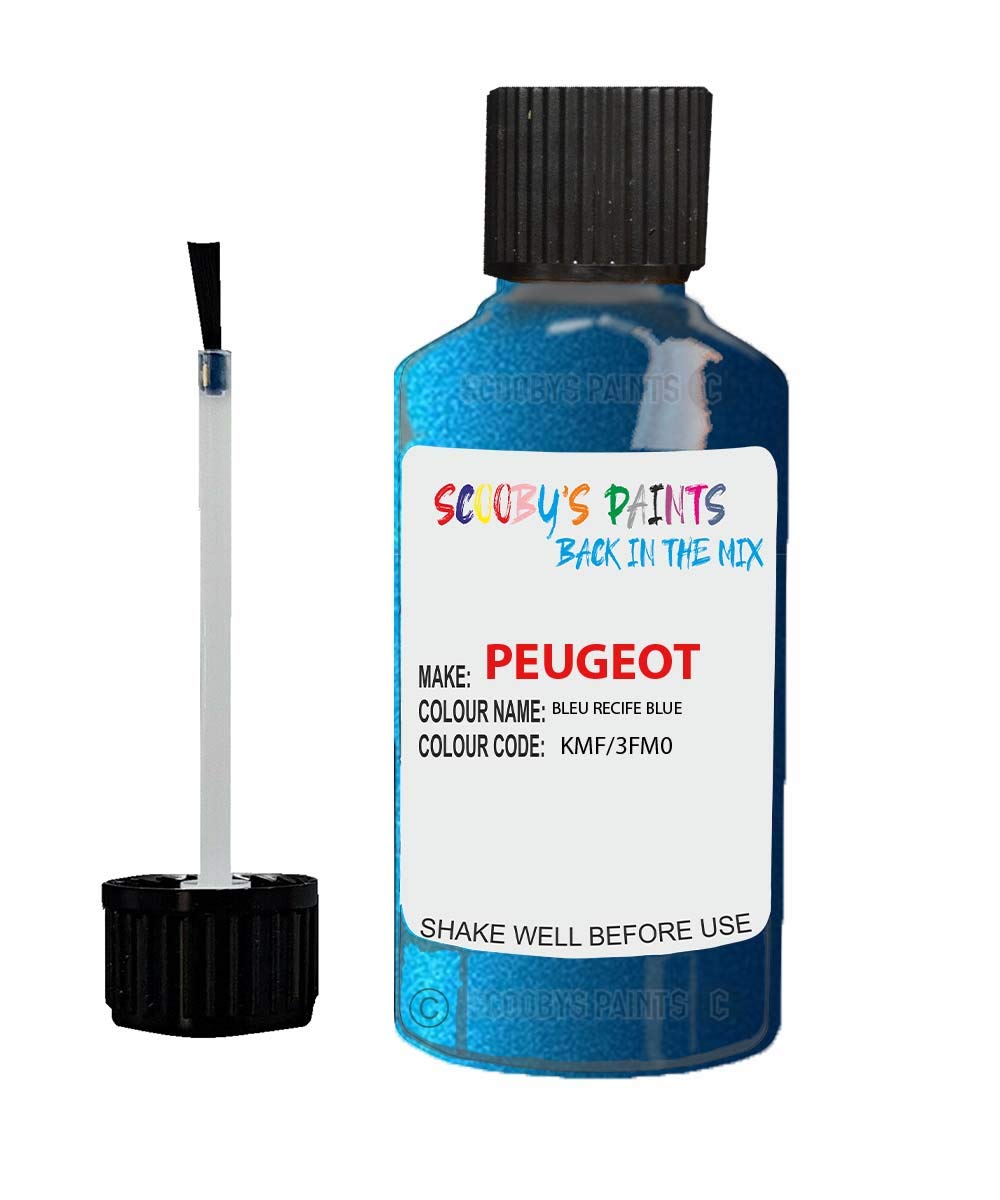 Gift Plaques Uk Blue Scobby Paints Car Scratch Repair Touch Up Paint 20Ml Compatible With Peugeot Bleu Recife Kmf/3Fm0