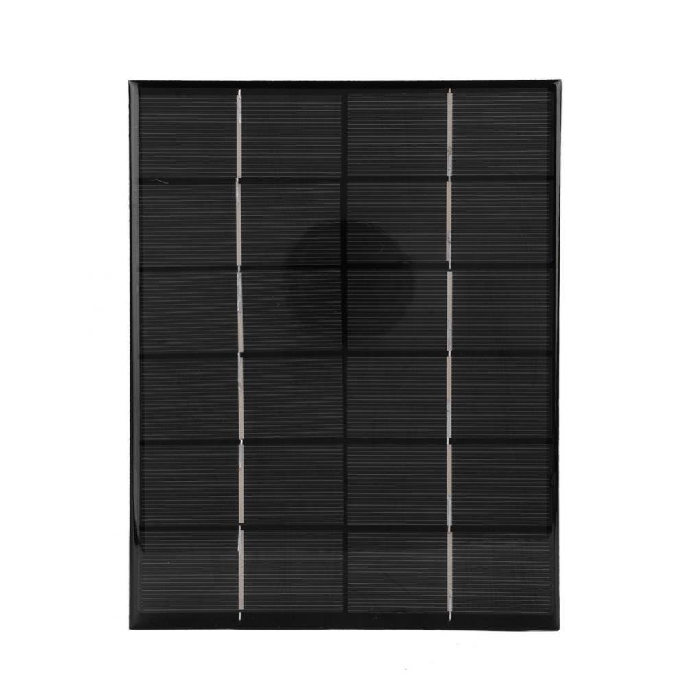Tbest large solar fan, Mini Ventilateur USB Portable Panneau Solaire Ventilateur Électrique 5.2W 6V replacement pour Cam Bureau À La Maison En Plein Air Voyager Pêche 8 Pouce