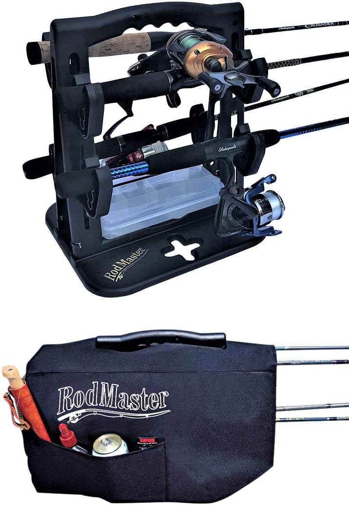 RodMaster Rod Caddy, Fishing Rod Rack with Cover