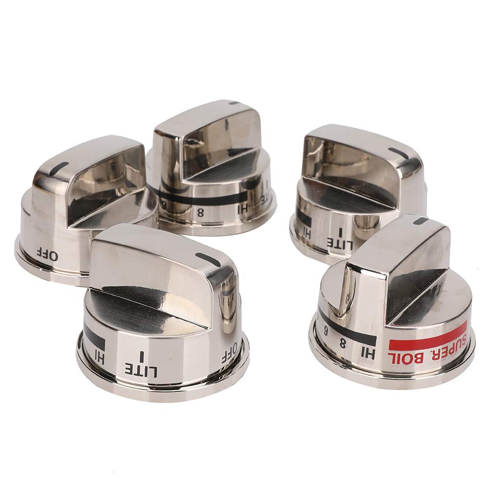 Amazon.com: 4 (EBZ37189611) Knobs & 1 (EBZ37189609) Super Boil  