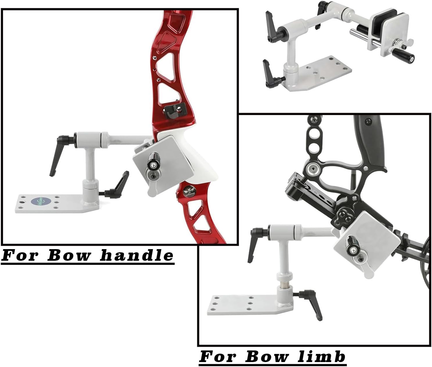Bow Vise for Compound Bows - Bow Vice 360° Universal Adjustment Cross Bow Making Tool Compound Bow Press Recurve Bow Level Kit Archery Building Accessories for Arrow Rest