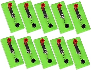 PartyKindom 10pcs Lamp Holder Light Base Stick on Screw Wall Hanger Japanese Table Lamp Student Bulb Socket Teashing Aids Physics Light Holder Plastic Experiment Equipment Lamps Primary School