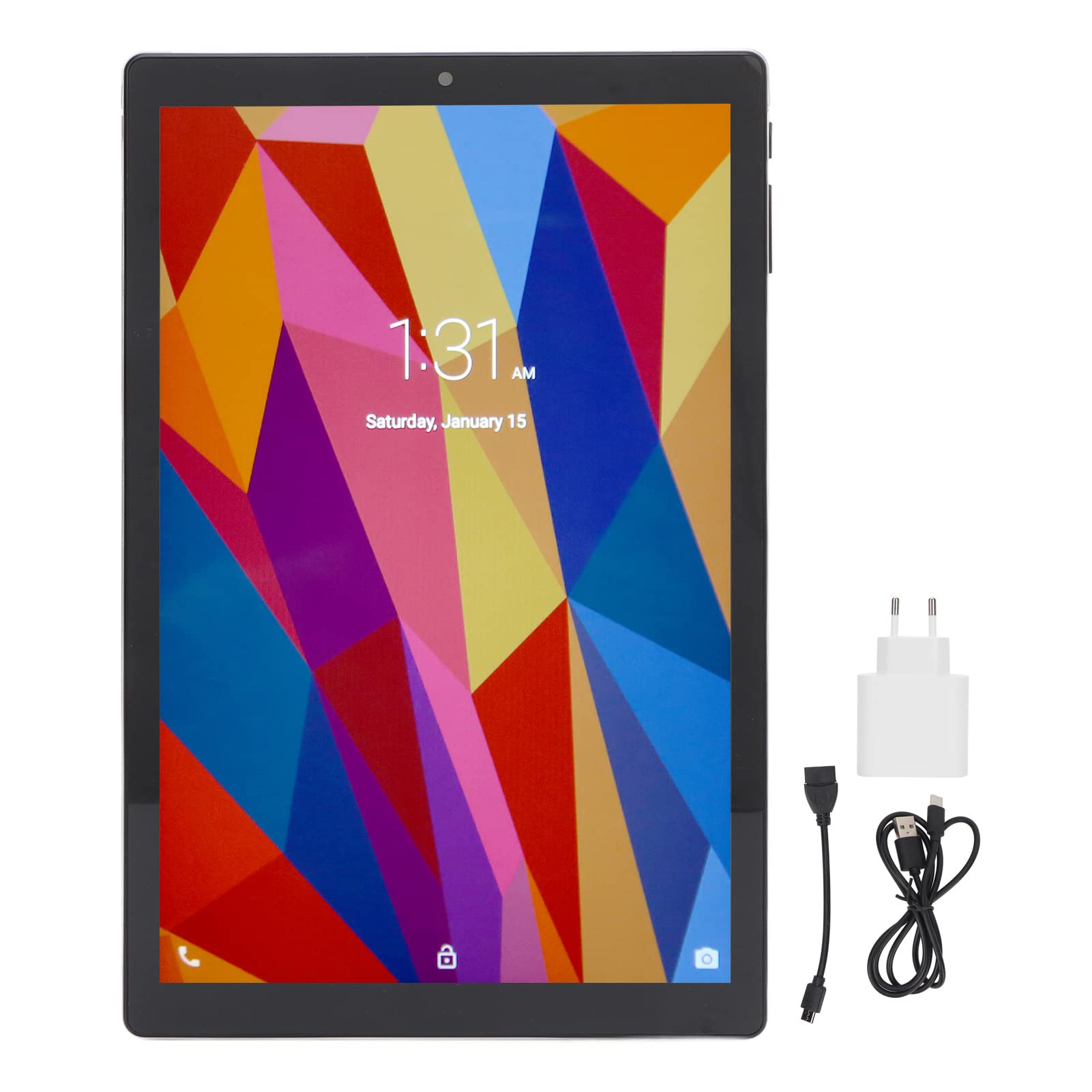 10,1-calowy srebrny tablet, ośmiordzeniowy procesor 1,5 GHz, 6 GB RAM 128 GB ROM Ekran dotykowy IPS 1960 X 1200, podwójny aparat 5M 13M, bateria 5800 mAh, obsługa wielu języków(EU)