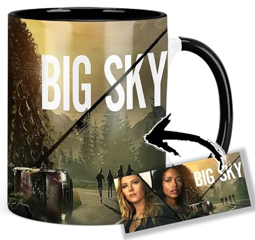 Bild: Big Sky Kylie Bunbury Katheryn Winnick Tasse Innen & Henkel Schwarz Keramikbecher Mug f�r 14,99 EUR bei amazon.de
