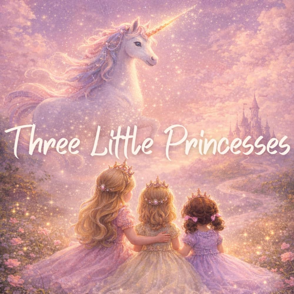 Three Little Princesses: A Magical Bedtime Story About Sisters, Courage, and a Unicorn Wish