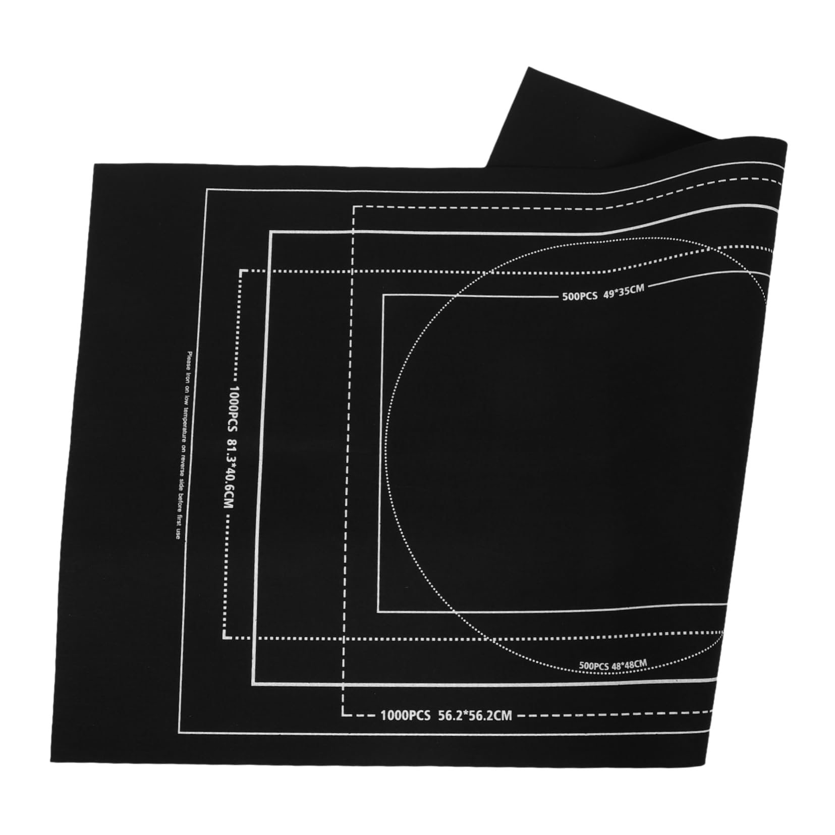 WHAMVOX 1500-piece Puzzle Storage Mat Large Felt Pad Roll-up Design Non-Slip Puzzle Board Frame for Kids and Adults