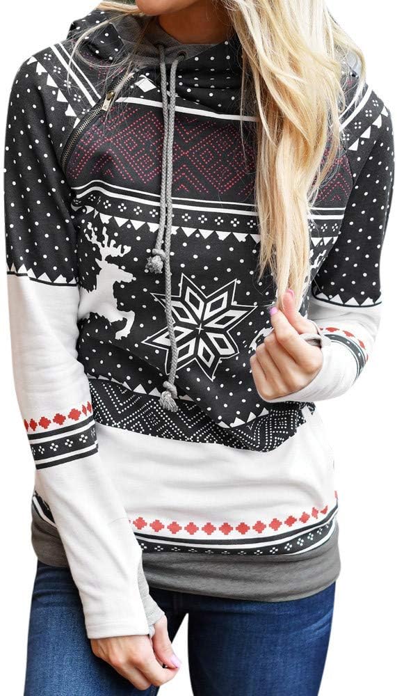 Hooded Pullover Jumpers Blouse Tops 
