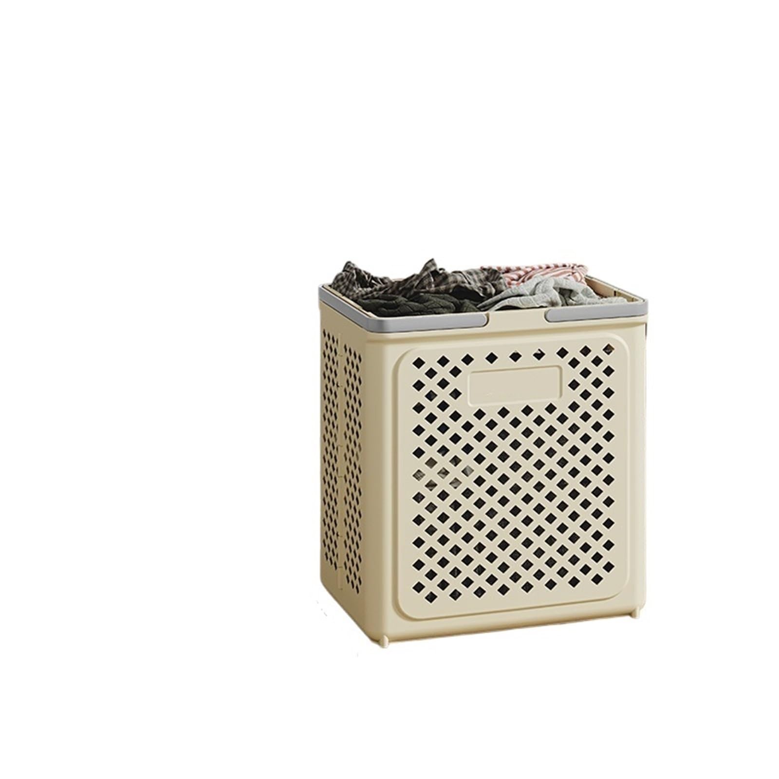 laundry basket with wheels Toilet Bathroom Laundry Basket Folding Dirty Clothes Storage With Wheels Removable