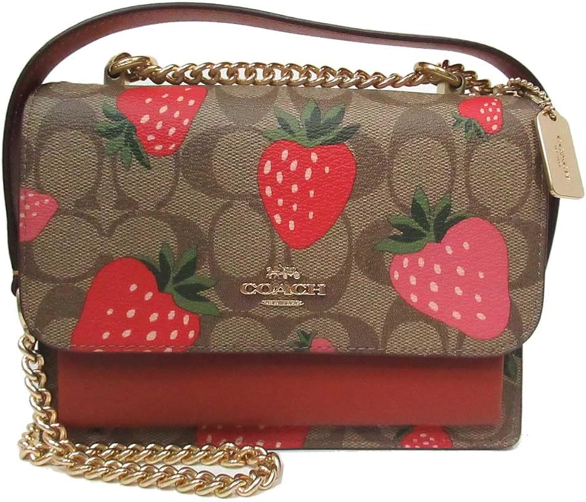 和風 新品 COACH ストロベリー クロスボディバッグ シグネチャー | www