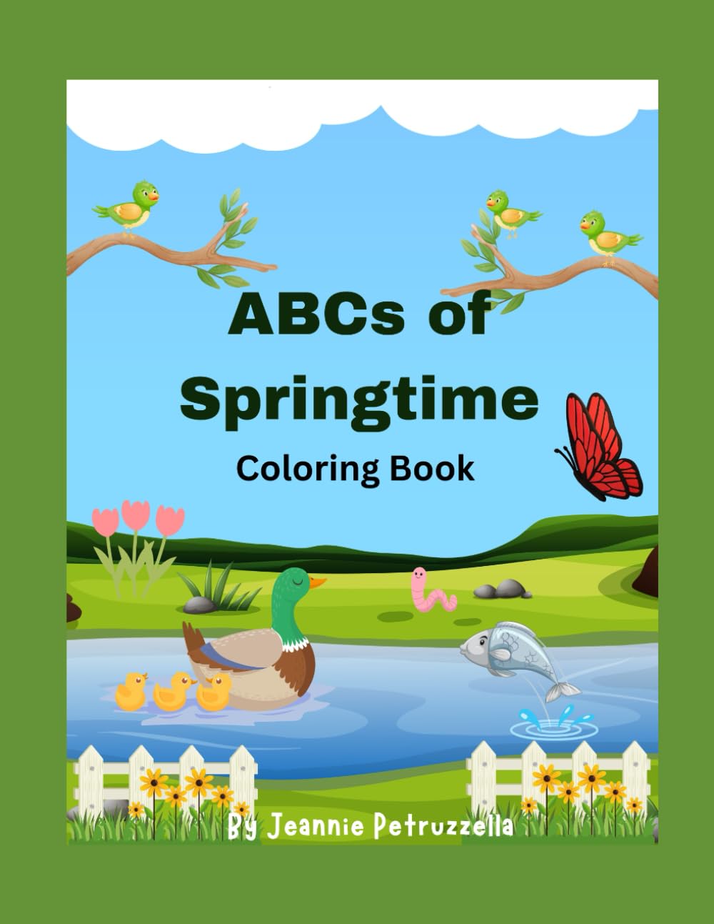 ABCs of Springtime: Coloring Book