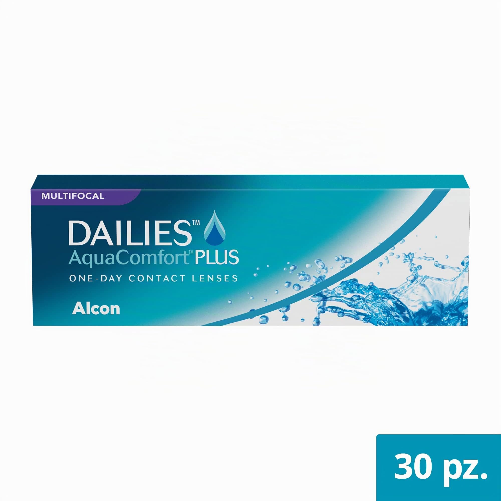 Dailies AquaComfort Plus Multifocal lenti a contatto giornaliere, confezione da 30 lenti / BC 8.7 mm / DIA 14.0 mm / ADD HIGH / +1.5 diottria