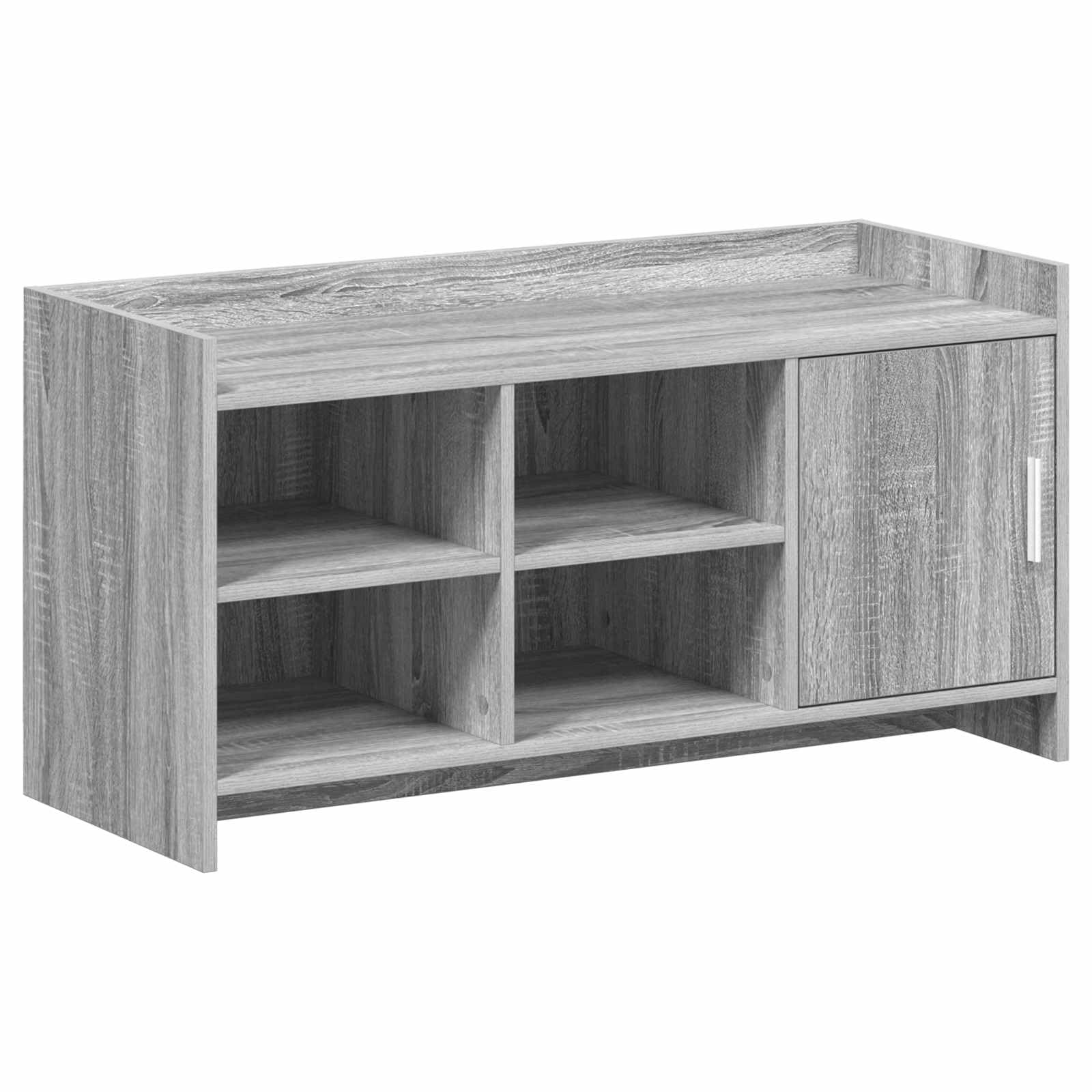 Szafka na buty Sonoma z drzwiami szara 100 x 39,5 x 51 cm
