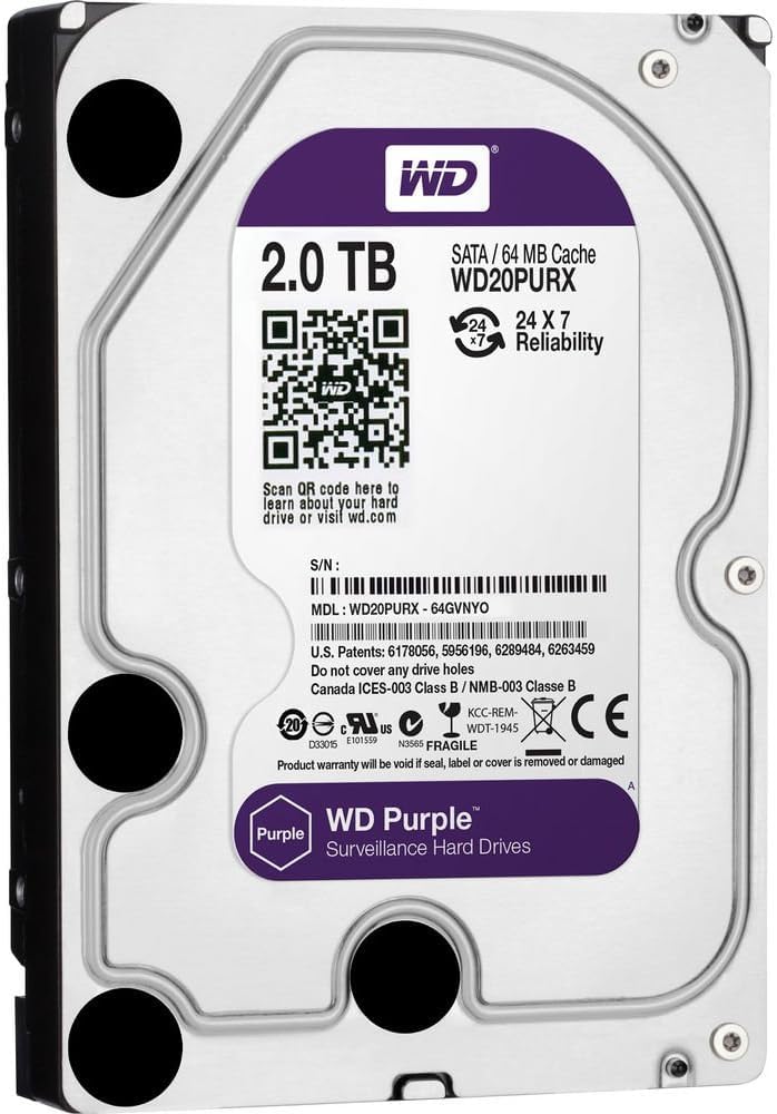 Amazon | 【整備済み品】Western Digital WD Purple 3.5インチ 内蔵HDD