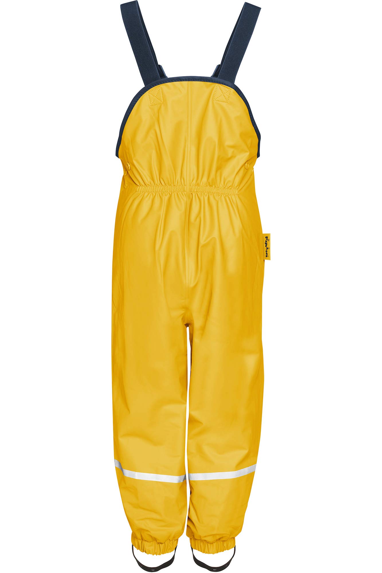 Playshoes Mixte enfant Fleece-trägerhose Pantalon, Jaune - Gelb (Gelb 12), 98 EU