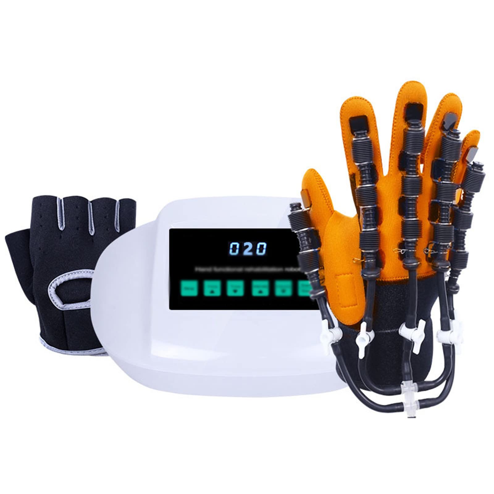 Rehabilitation Roboter Handschuhe Mit Einstellbarer Erholungszeit und Intensität, Patienten mit hemiplegischer Schlaganfall-Arthritis elektrischer fingertrainer Handschuhe,Righthand-M