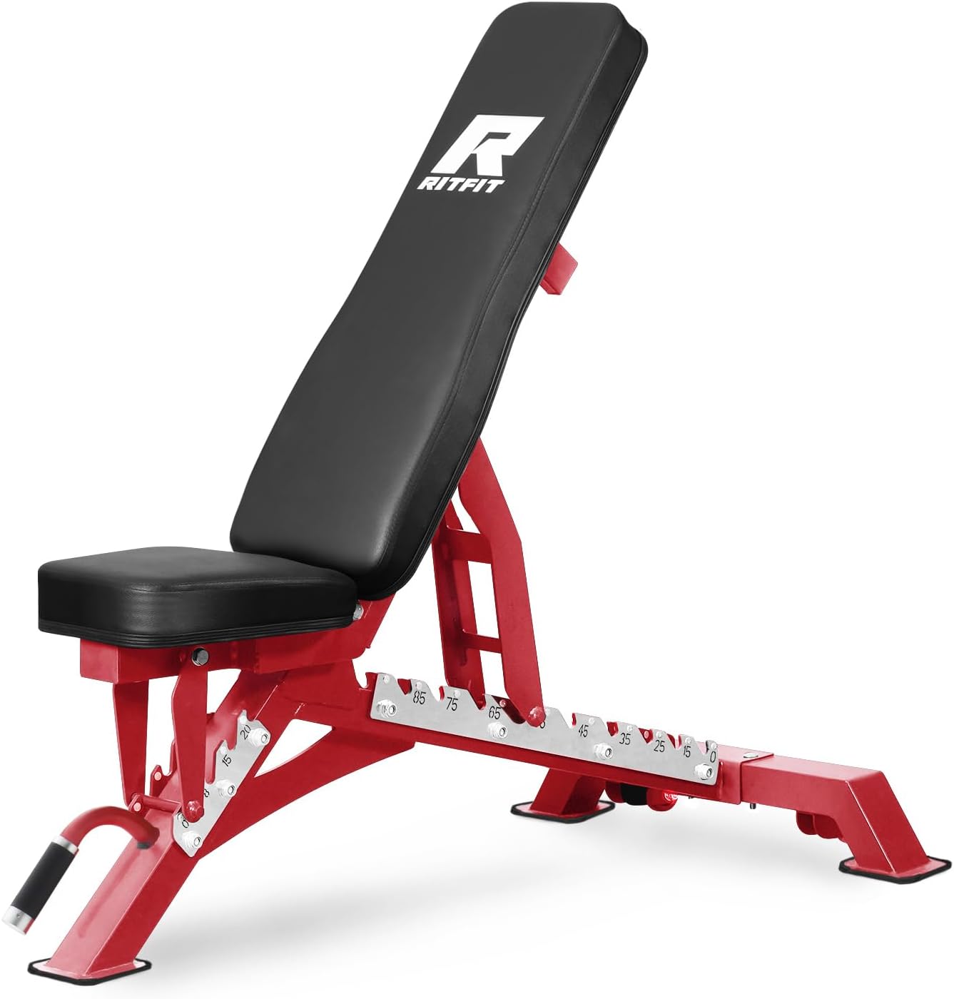 RITFIT Adjustable Weight Bench with Multiple Back Positions for Full Body Workouts, Incline, Decline, and Flat Settings for Home Gym Strength Training, 1300LB Capacity RITFIT Adjustable Weight Bench with Multiple Back Positions for Full Body Workouts, Incline, Decline, and Flat Settings for Home Gym Strength Training, 1300LB Capacity