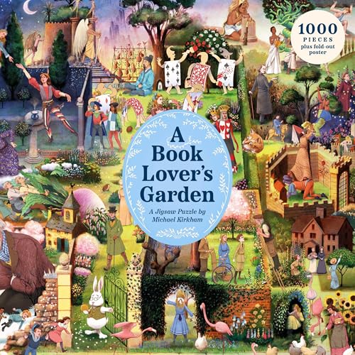 Rompecabezas de 1000 piezas: Un jardín para amantes de los libros, de Michael Kirkham miniatura 1