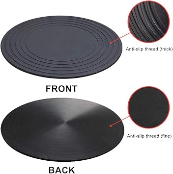 Heat Diffuser, Heat Conduction Plate Cooking Non-Stick Kitchen Thickened Non-Slip for Gas Stove Induction Electric Stovestovetop Gas Stove Top, Energy Saving Heat Conducting Plate(Size:28x0.4cm)