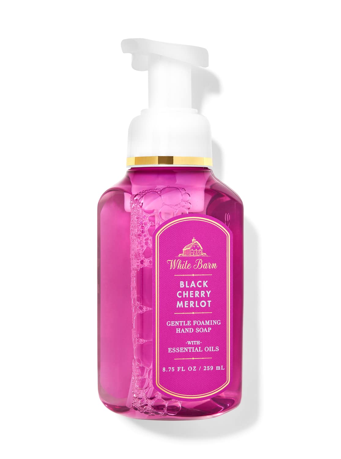 Bath & Body WorksCherry Merlot Barn Gentle Foaming Hand Soap with Essential Oil, 259ml