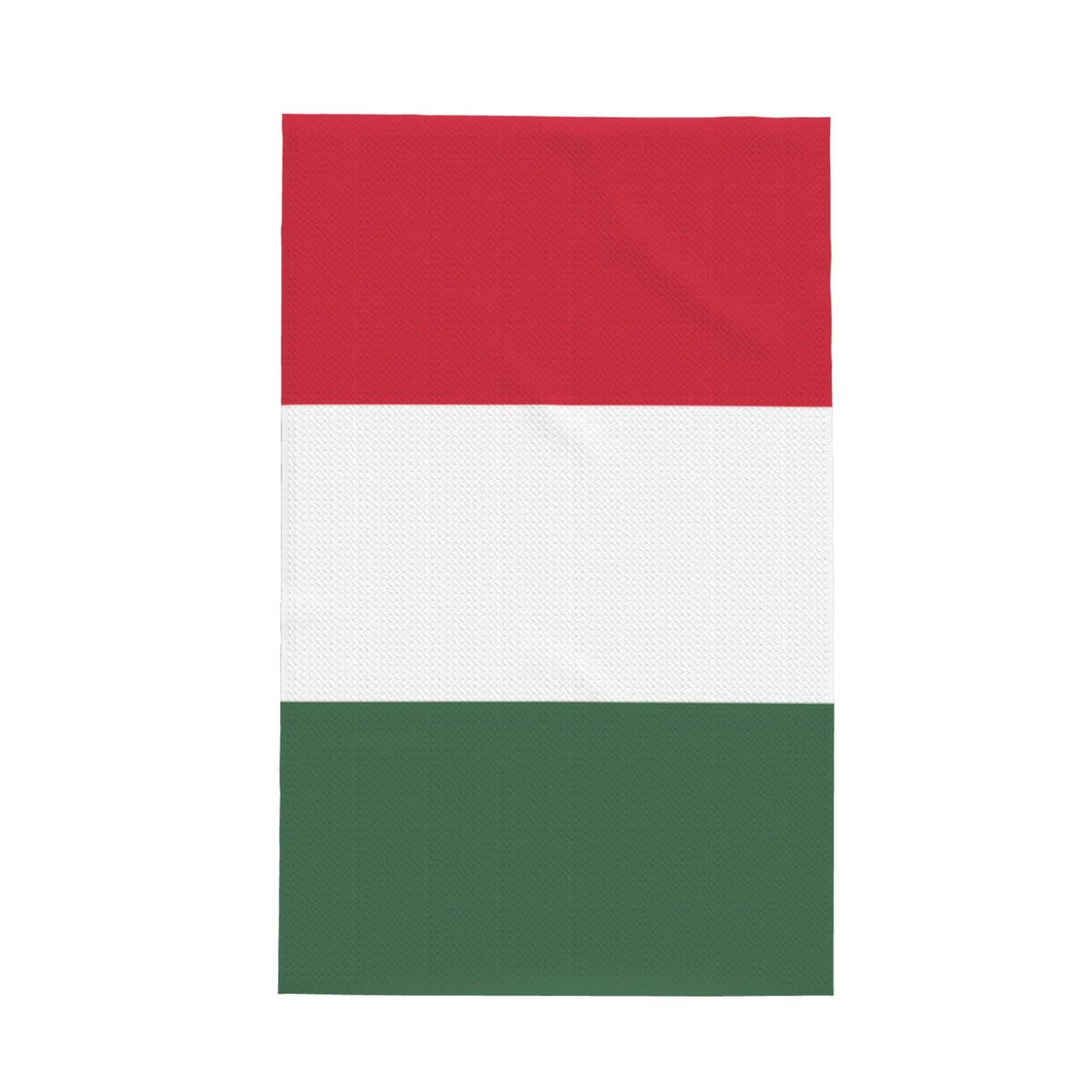 SXZVVBN Flag of Hungary Super Absorbent Microfibre Waffle Towels Fast Drying Dish Cloths Home Cafe Barista