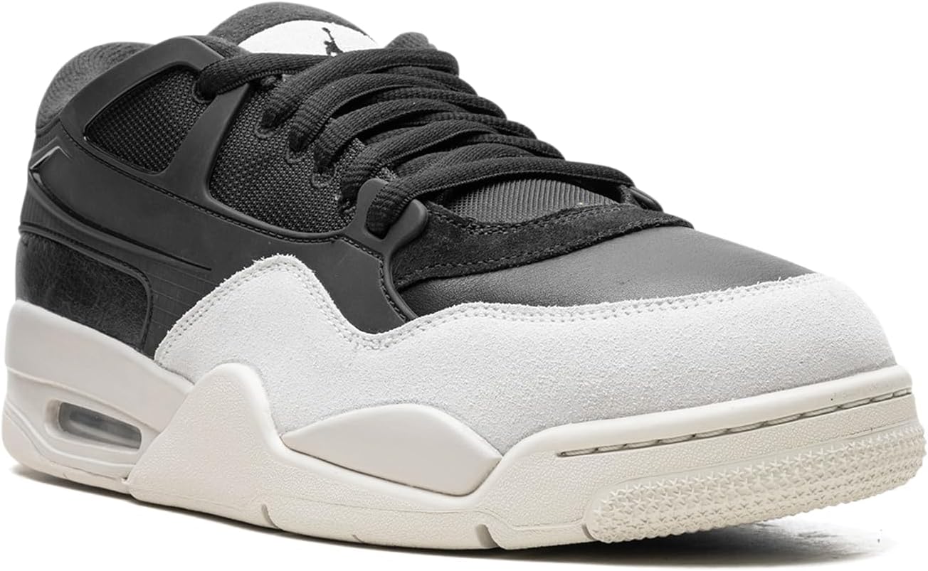 Air Jordan 4 RM Men's Shoes (FQ7939-001, Black/Dark Grey/Light Bone) Size 14