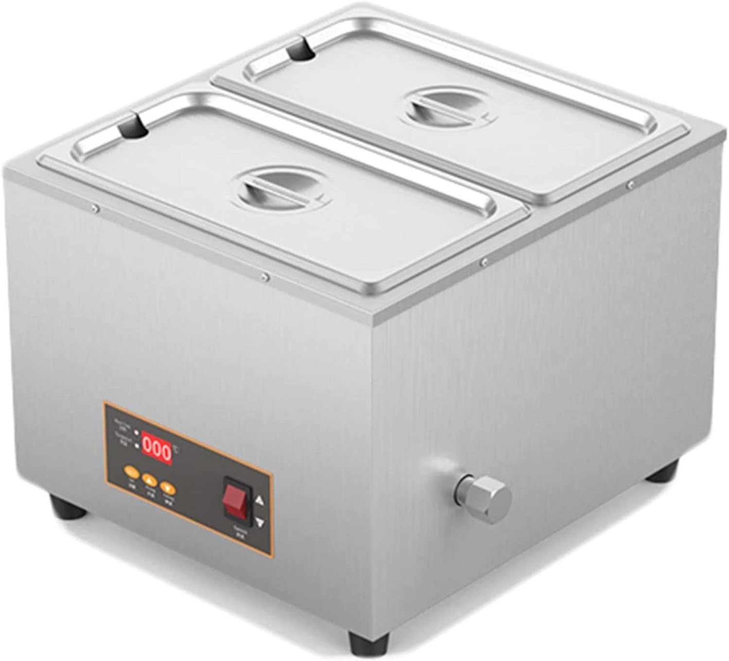 Chocolate Tempering Machine, Electric Chocolate Melting Machine, Commercial Chocolate Melter Pot Heater, Temperature Control (0~95℃),for Chocolate/Milk/Cream/Soup