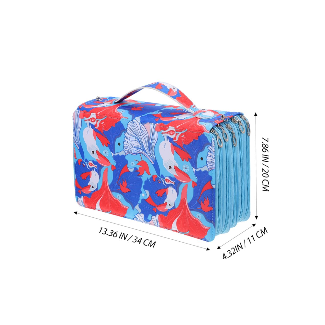 Estuche para Lápices de Dibujo Multicapa Asa Azul 360 Ranuras