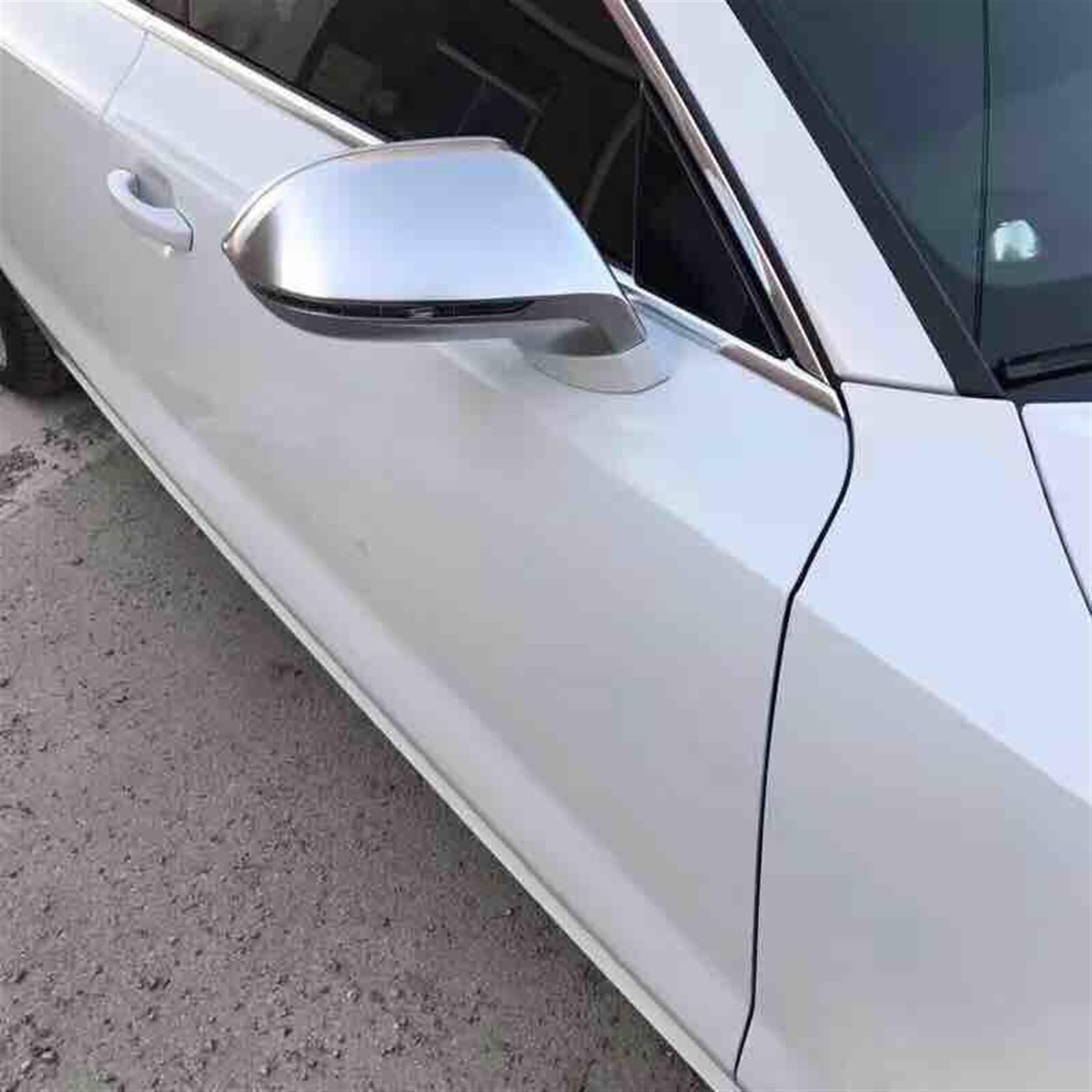Chrome Matt Silver Color Rearview Side Mirror Cap Cover
