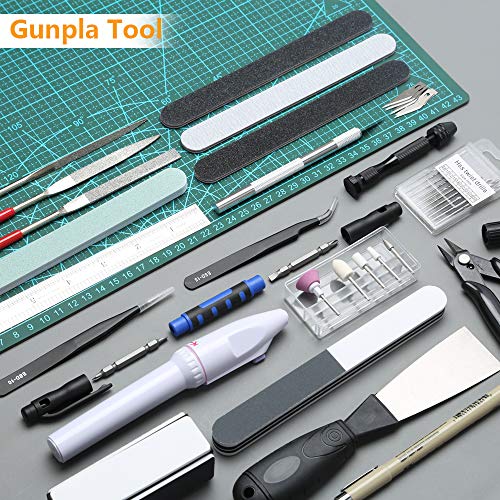 Lifegoo A077 Gundam Model Tools Kit, Lifegoo Upgraded Version 42Pcs Hobby Building Tools Kit With Plastic Tool Case Modeler Basic Tools Craft Set Perfect thumb #7