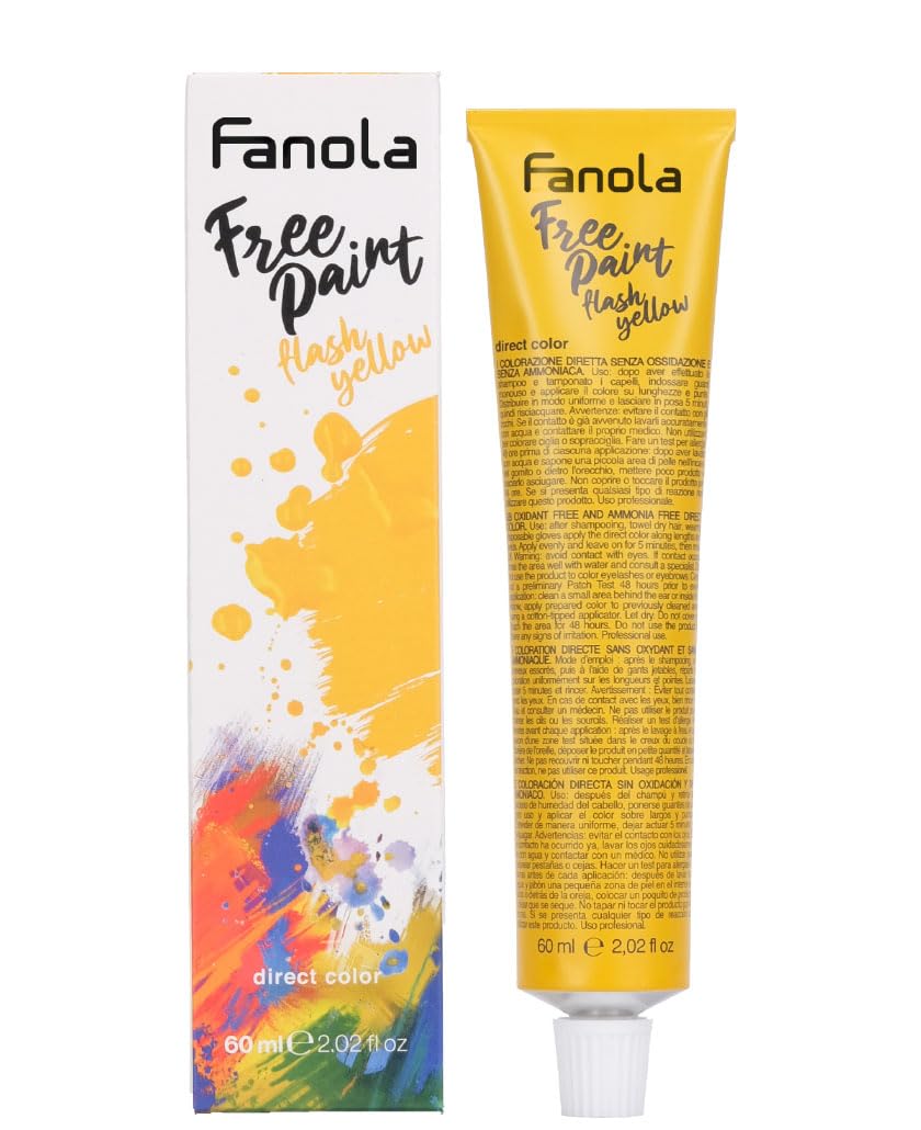 Fanola Free Paint Flash Yellow, 100 ml