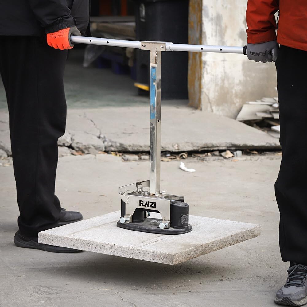 Raizi Singlo™ portable carry handle tool used with Grabo suction tool (Grabo Pro Only)