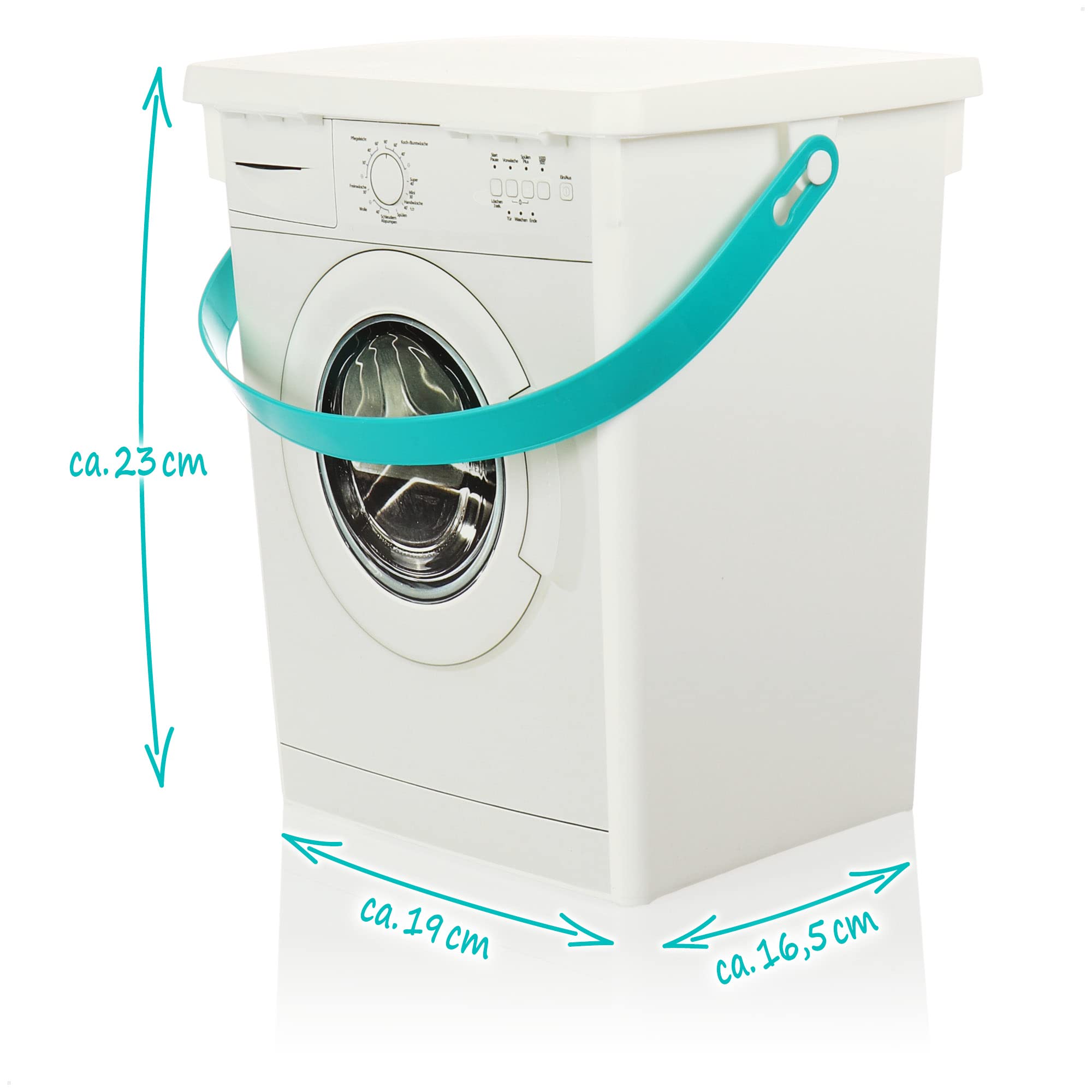 Contenitore Trasparente Per Detersivo In Plastica, Grande Capacità (800/1350/1800 Ml), Salvaspazio Per Lavanderia E Casa