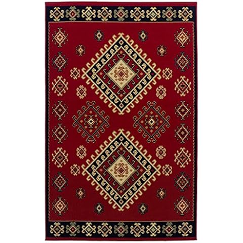 BLUENILEMILLS Southwestern Medallion Area Rug Cover