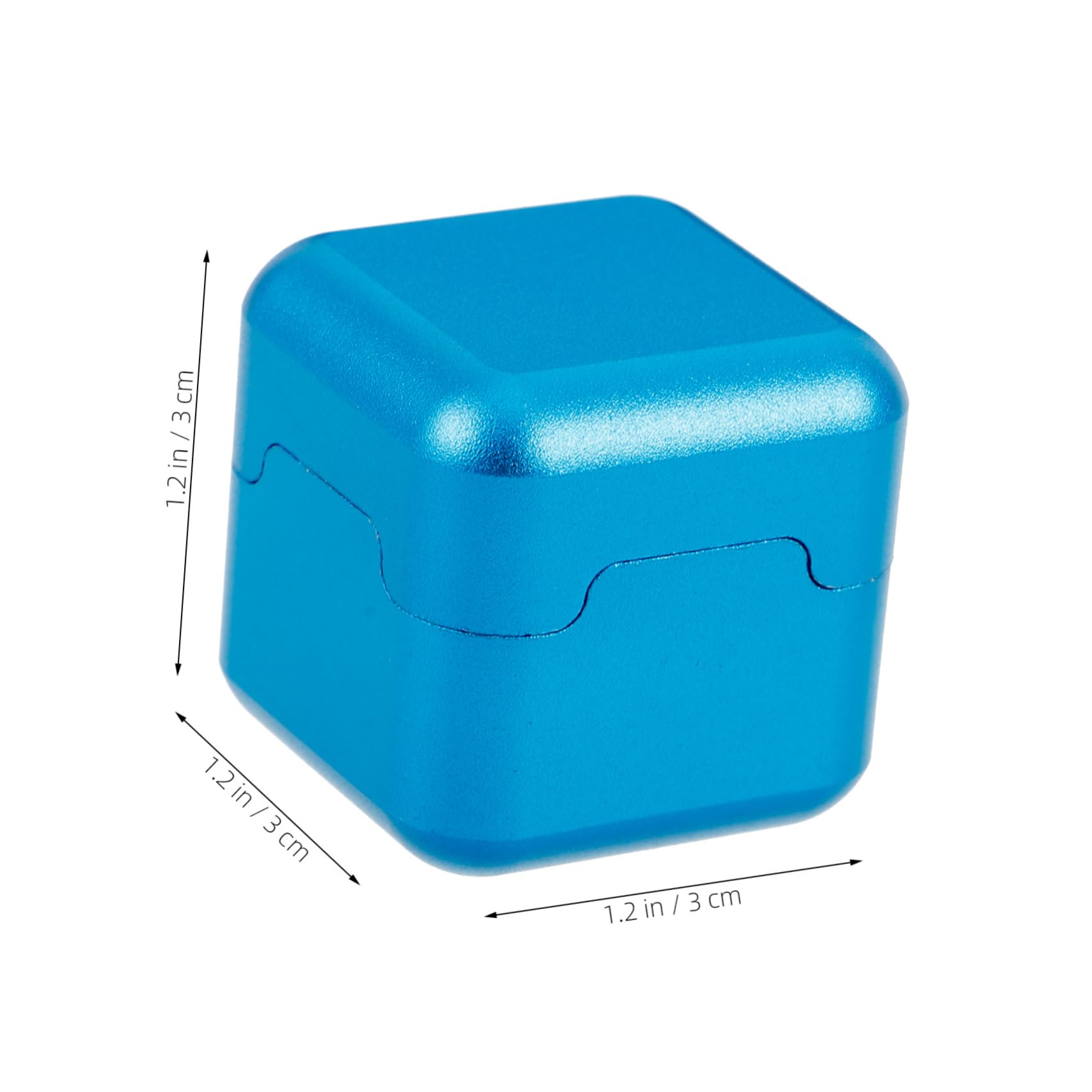 Toyvian Aluminum Tip Chalk Holder for Billiards Durable Portable Pool Chalk Case Metal Clip Versatile Storage for Accessories for Snooker Games