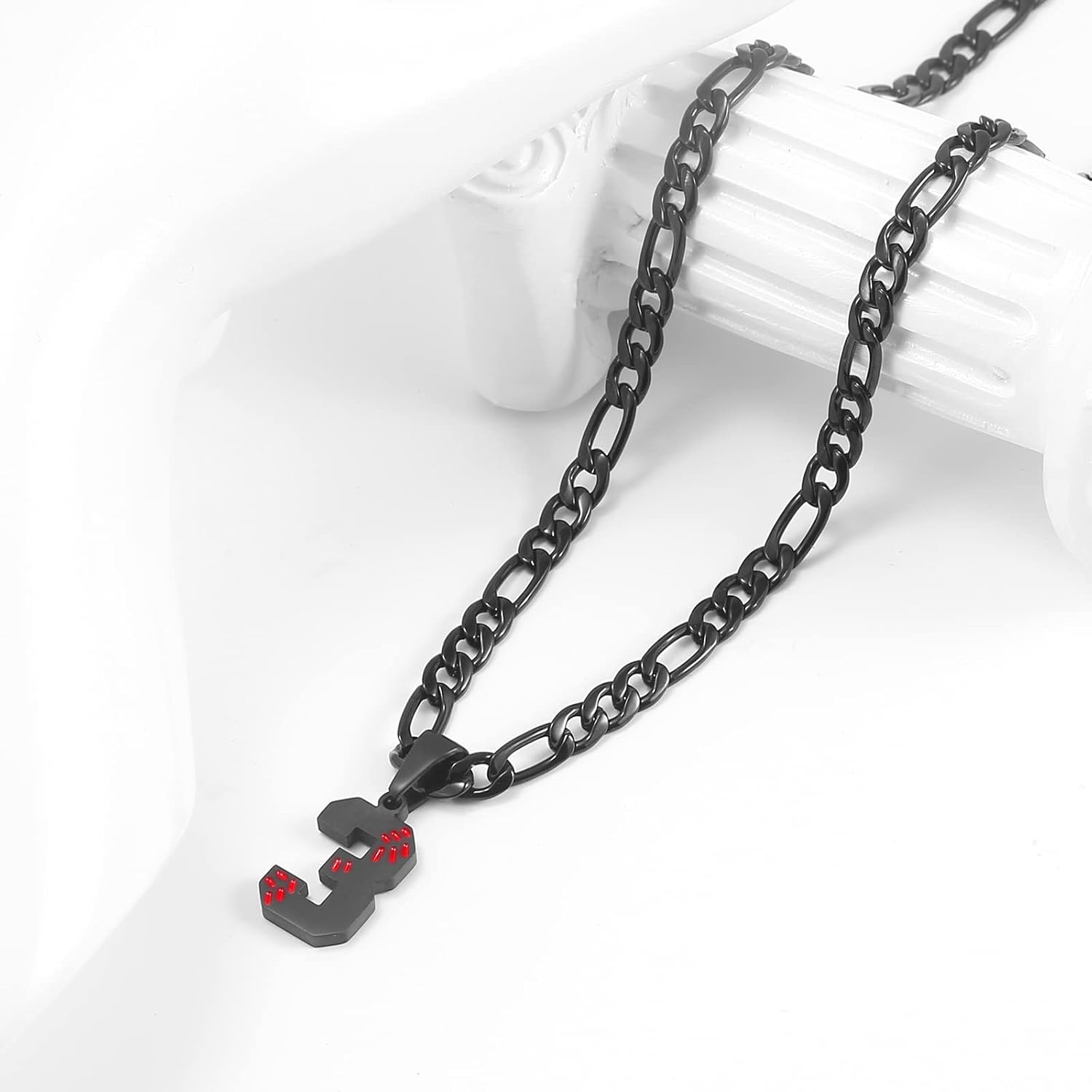 Personalized Jersey Number Necklaces for Mens,Athletes Stainless Steel Sport Number Pendant Chain for Boys Baseball/Softball Team Inspiration Jewelry with Gifts - Image 3