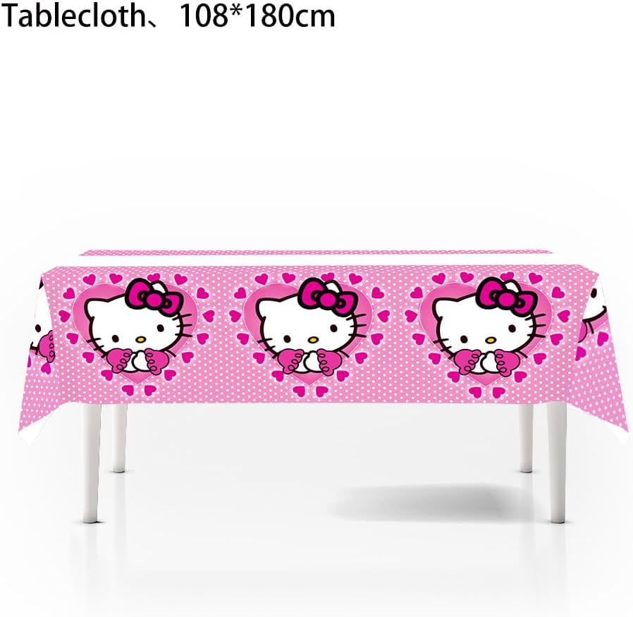 2pcs Birthday Party Tablecloth Table Cover, Birthday Supplies Decorations (70'' x 42'') (4)
