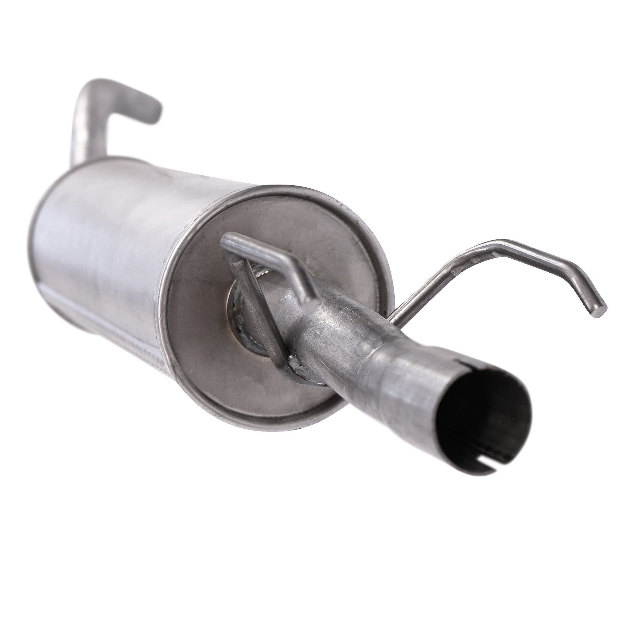 ATEC Germany Juego de silenciador de escape 1x Silenciador central, 1x Silenciador trasero, 2x abrazaderas, 4x parachoques compatible con OPEL CORSA B (S93), CORSA B box/hatchback (S93)
