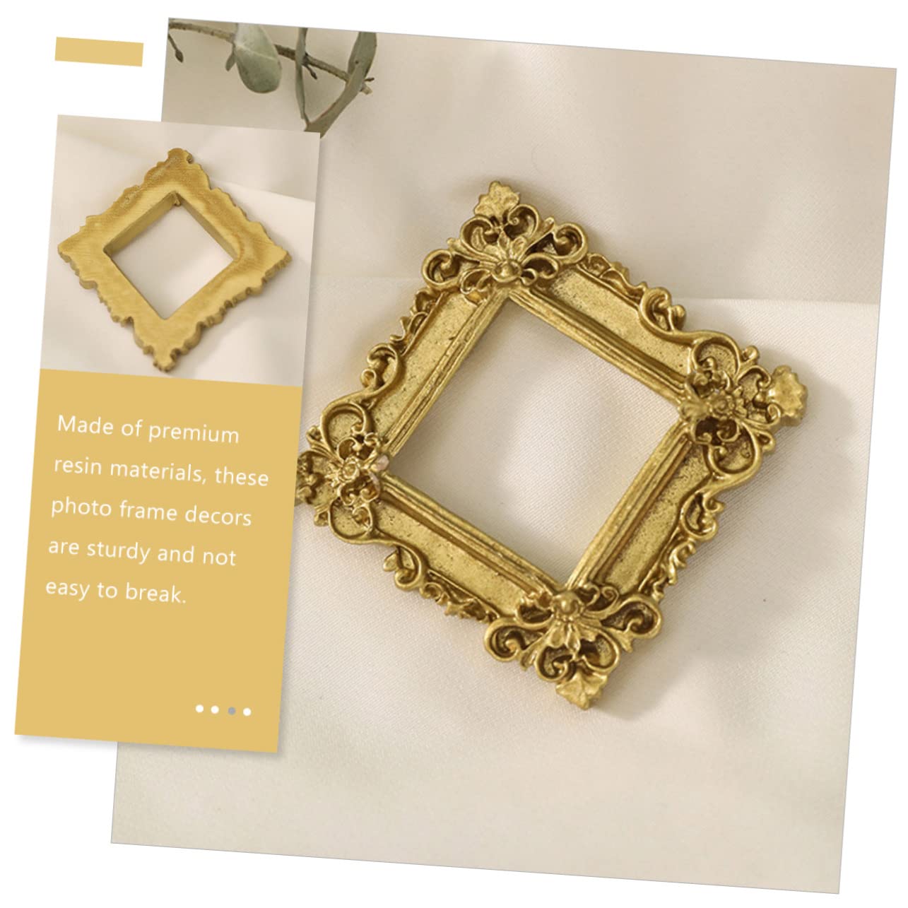 Amazon.co.jp: VINTORKY ヴィンテージミニフォトフレームオーナメント