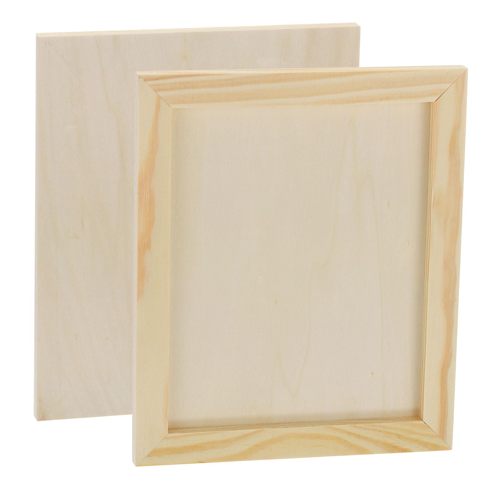 Tableros de madera para vertido de pintura acrílica fluida PATIKIL 4 piezas