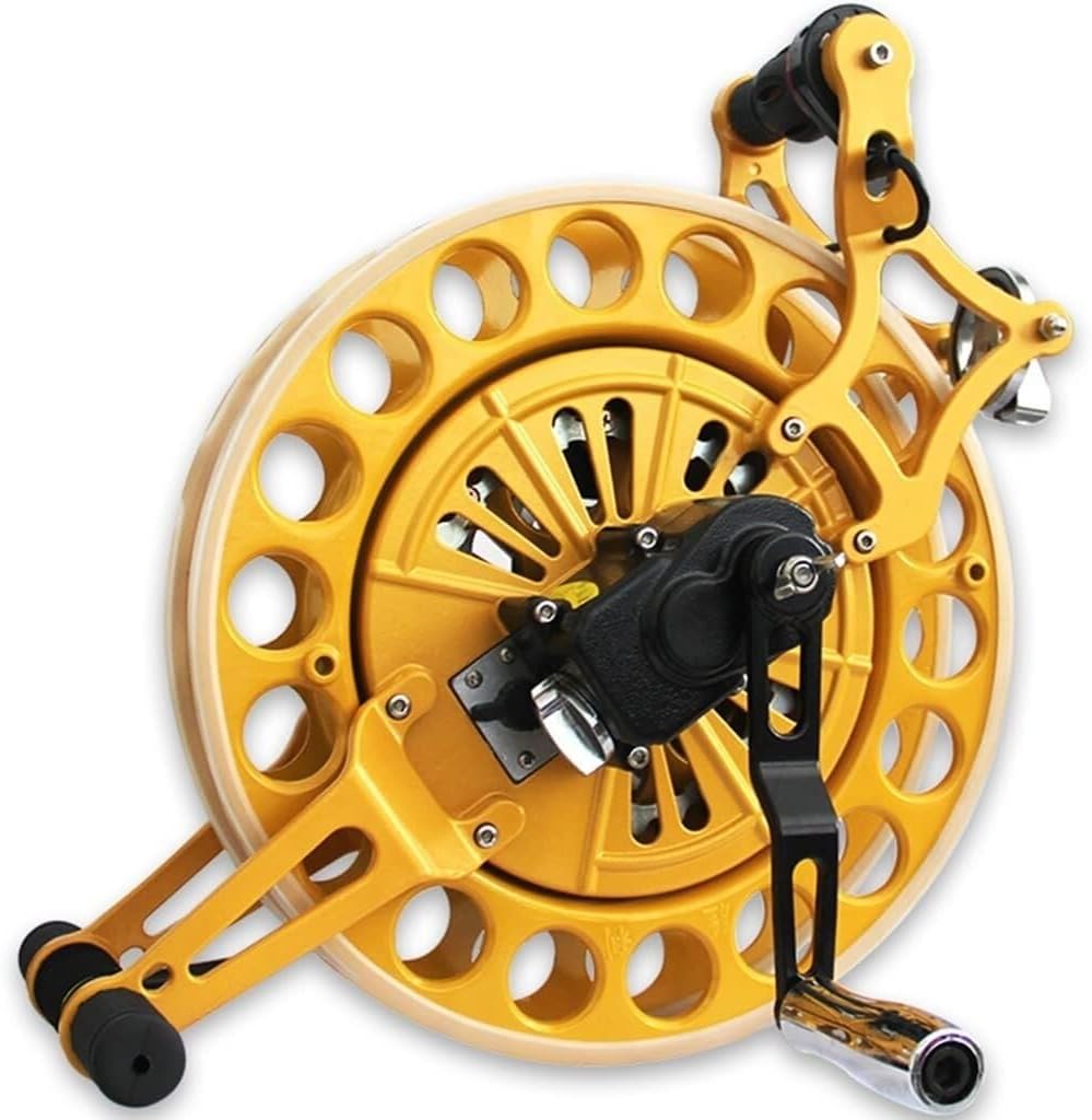 Kite Reel Winder, Kites Professional Reel Grip Wheel Handle,Wind Spinner,Lock Function Outdoor,for Kite Line Flying