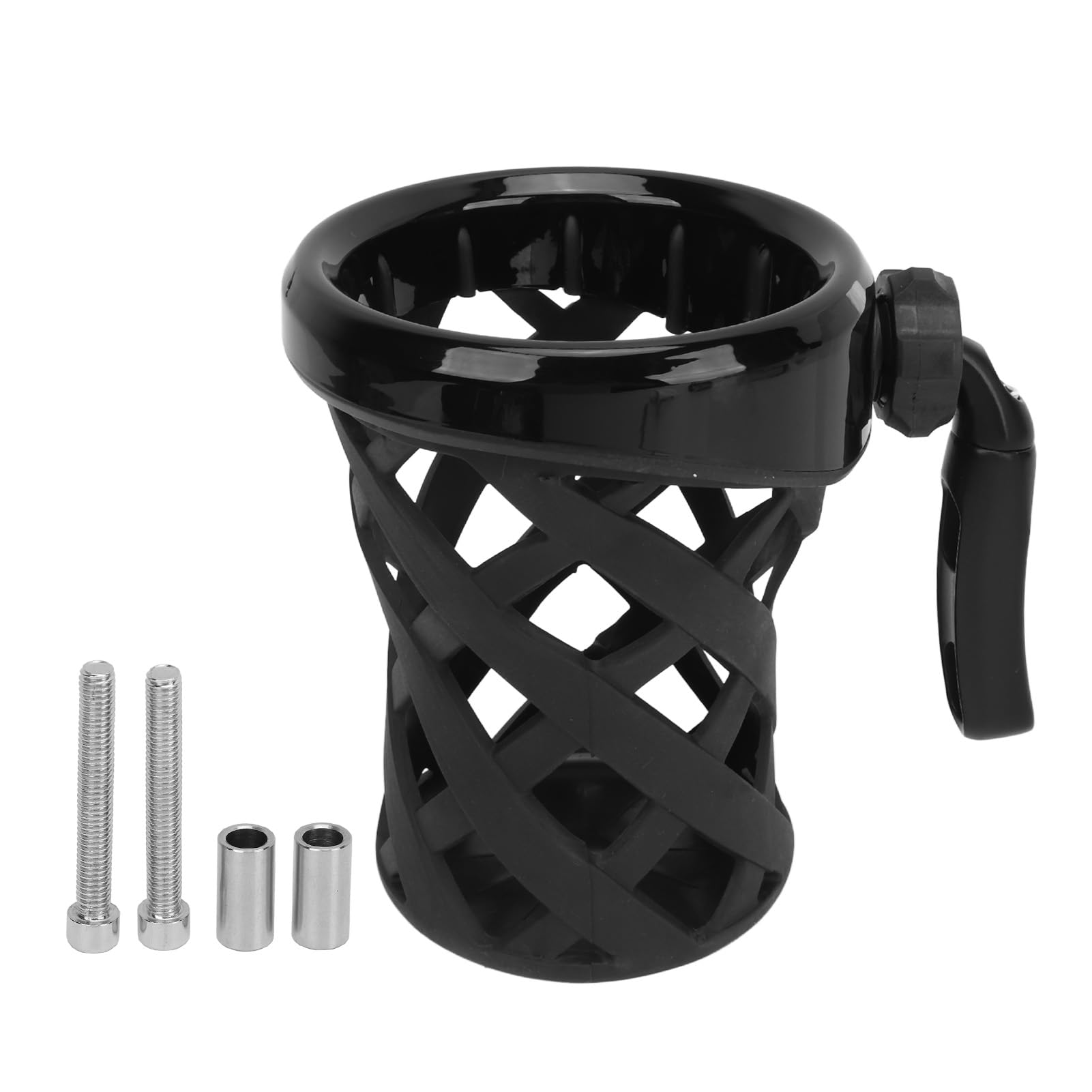Soporte de Taza de Agua de Motocicleta, Soporte de Tazas de Bebidas de Peso Ligero Confiable para ala Dorada GL1800 F6B (Black)