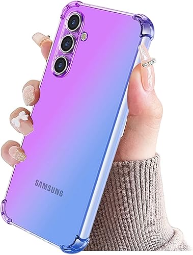 Miniatura 6 de Funda para Galaxy A54 5G, Samsung A54 5G, funda transparente degradada, delgada, antiarañazos, TPU a prueba de golpes, funda protectora para Samsung
