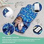 ACRABROS Toddler Nap Mat with Pillow and Blanket, Extra Large Rolled Napping Mats,Slumber Bags for Boys Girls,Kids Sleeping Bag for Daycare, Preschool Travel Camping, Dinosaur - Image 4
