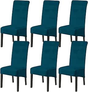 Jaotto Stoelhoezen, set van 4, stretch, XL stoelhoezen, afwasbaar
