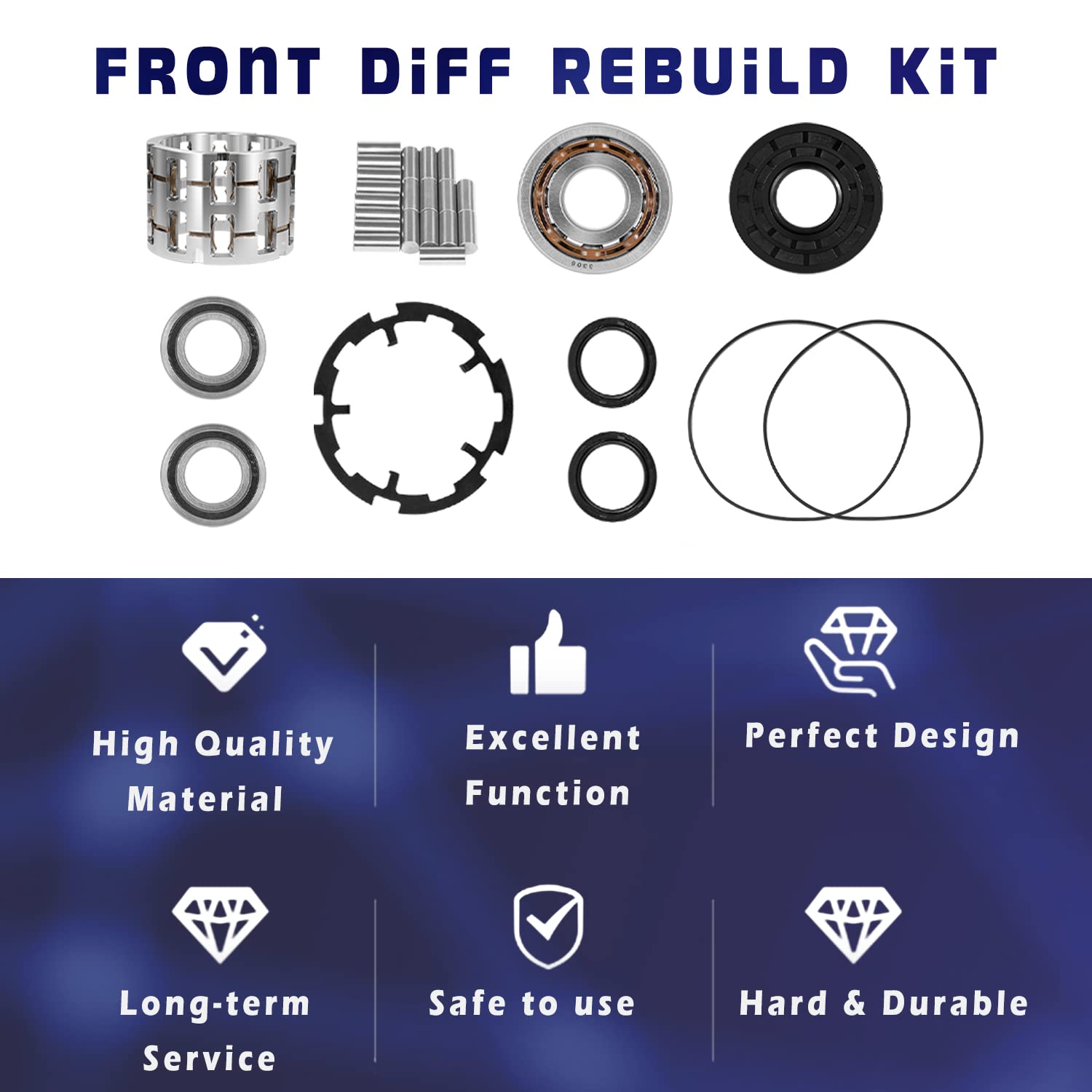 Assemblage Moyeu Sortie Différentiel Avant Polaris RZR 800 900 570 Scrambler Sportsman Ranger - Pièce 3235169