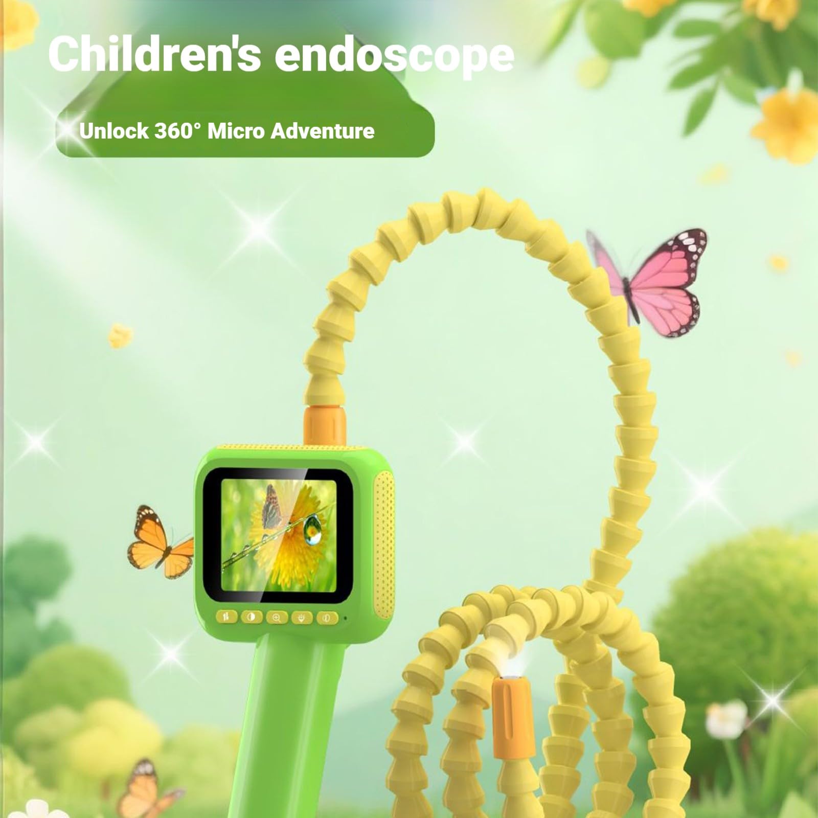 Giocattolo scientifico educativo per bambini con display da 2, 8 pollici e luci LED regolabili ABS per esplorazione all ' aperto Giocattolo