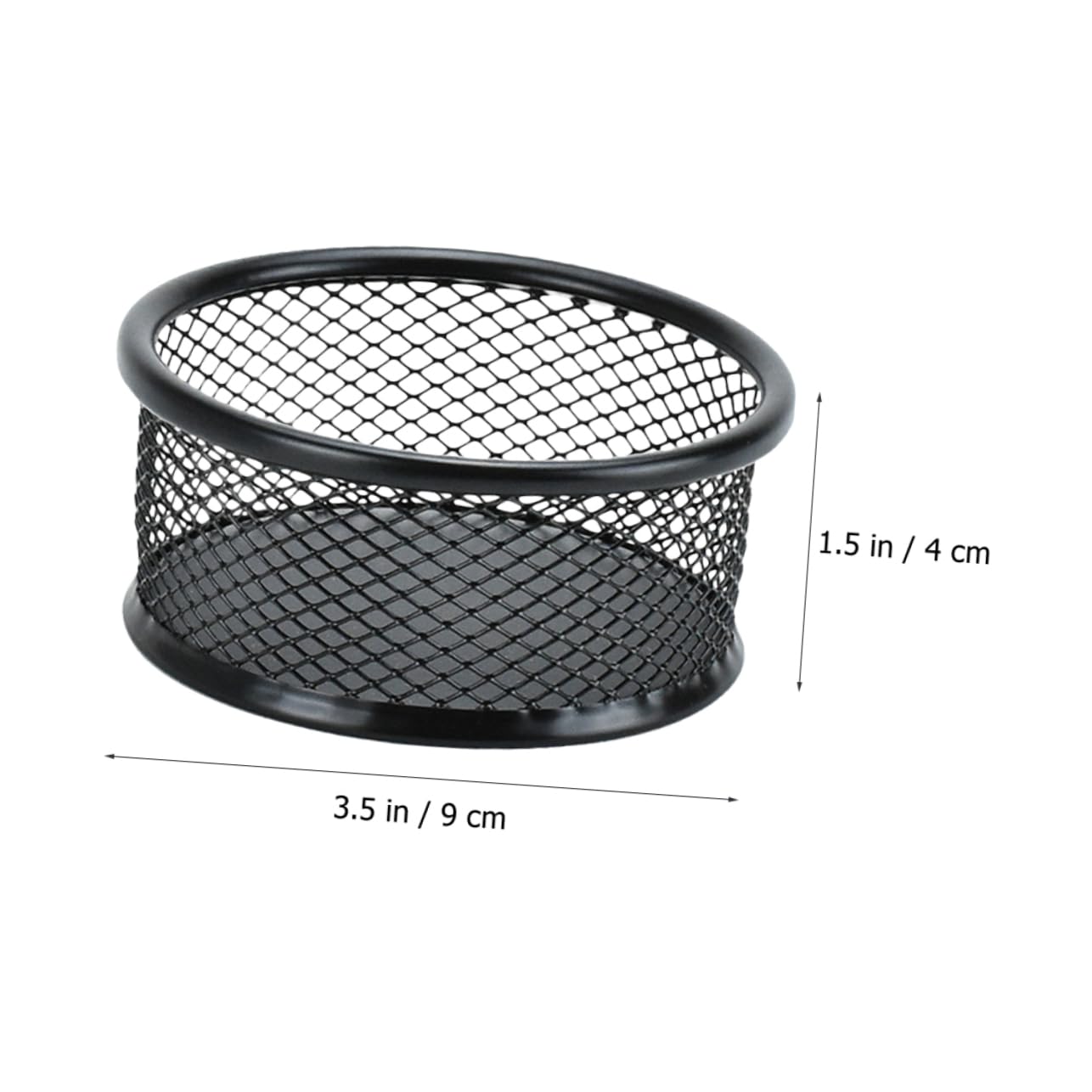 NAMOARLY 8-piece Iron Mesh Paperclip Holder for Desk Binder Organizer Office Supplies Paperclip Storage Box