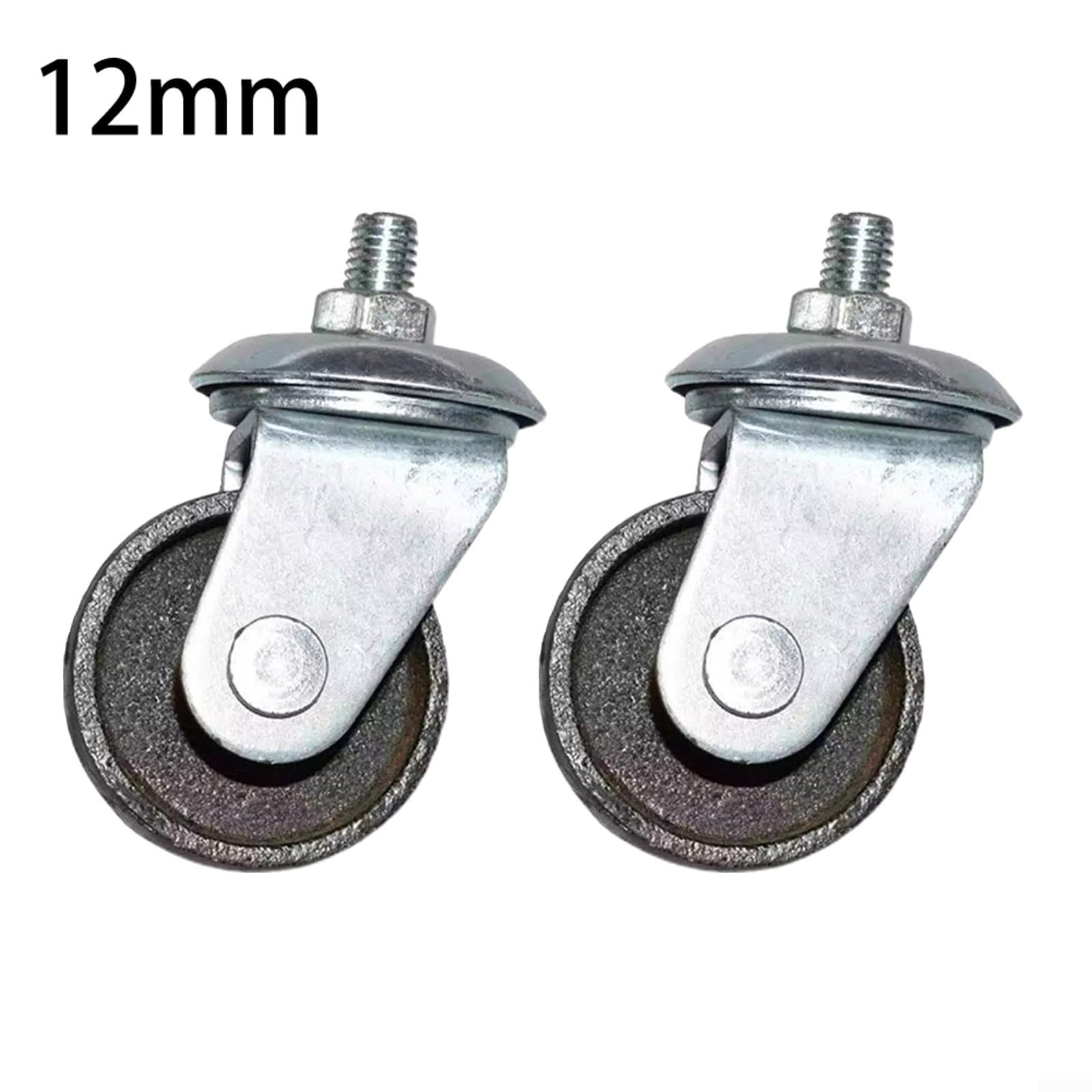 Ruote girevoli orizzontali resistenti, per rimorchi di sollevamento auto, rulli di ricambio in acciaio con design a installazione rapida, per attrezzature da officina da garage | Entgoinggo (12 mm)