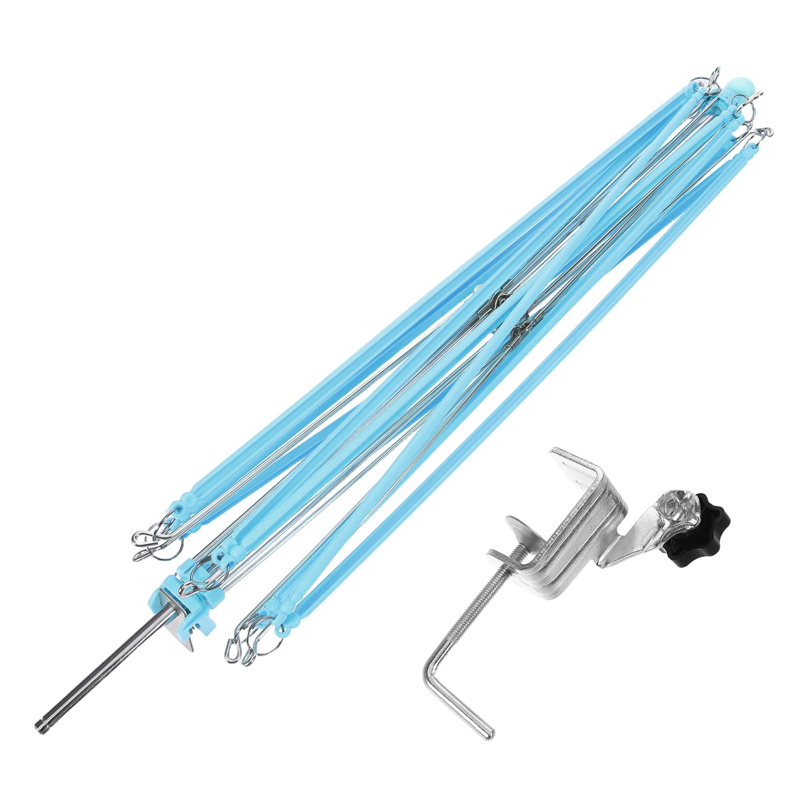 Dévidoir à laine parapluie Cabilock bleu ciel, cadeau idéal pour tricot